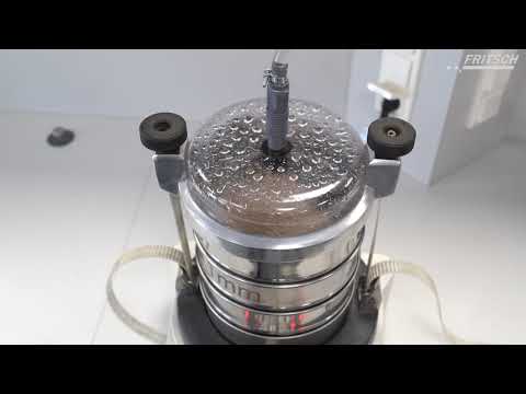Wet sieving with Sieve Shaker
